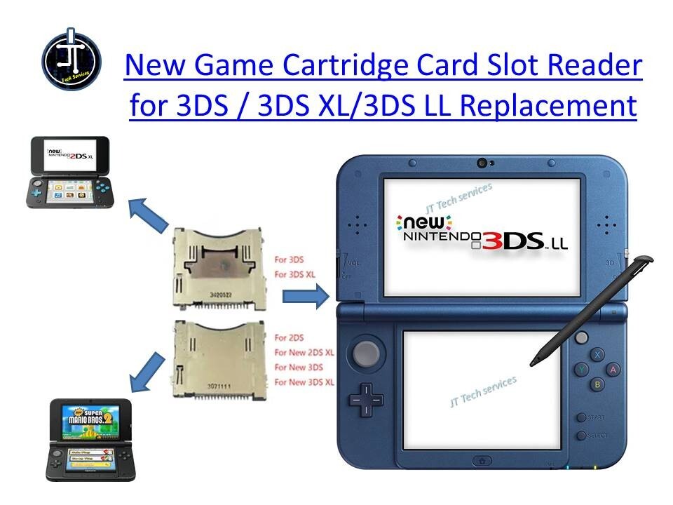 New Game Cartridge Reader for New 3DSXL / 3DS XL/3DS LL Replacement Services