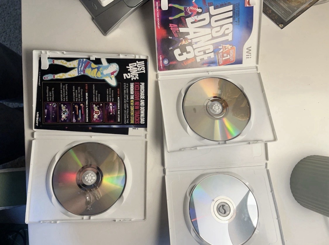 Just Dance Game Lot 2 3 & 4 Nintendo Wii Complete In Box Tested CIB Bundle