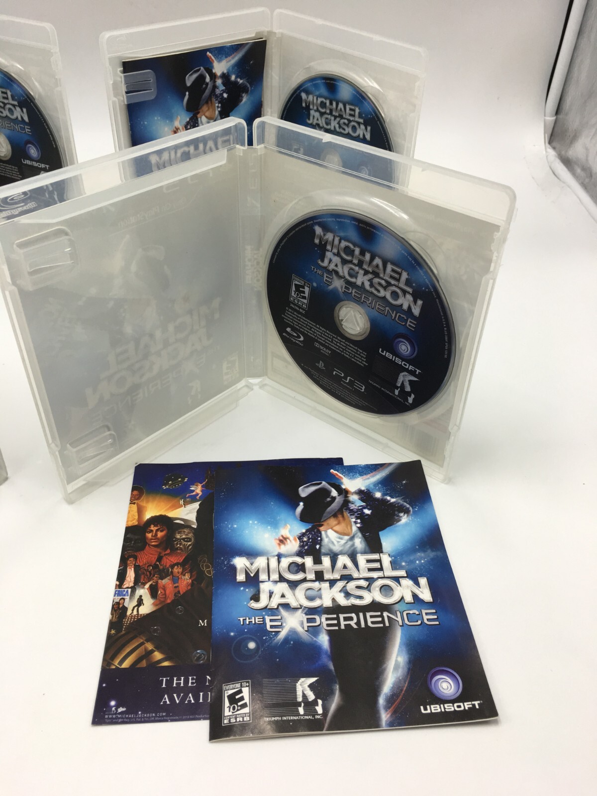 Lot of 4 – Michael Jackson The Experience (Sony PlayStation 3, PS3) w/ Manuals