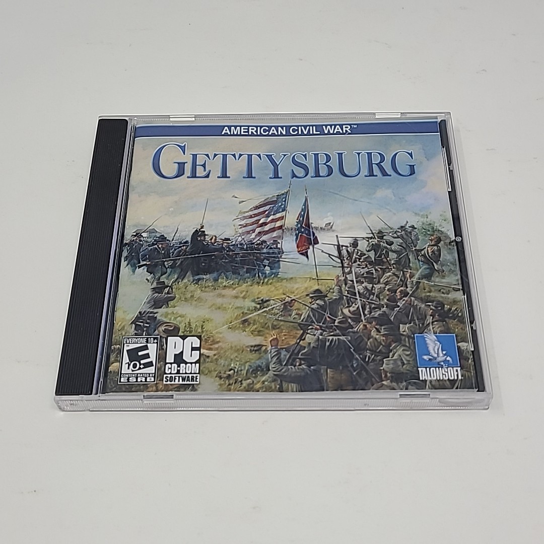 American Civil War: Gettysburg PC CD-Rom 2005 Windows Talonsoft Strategy Game