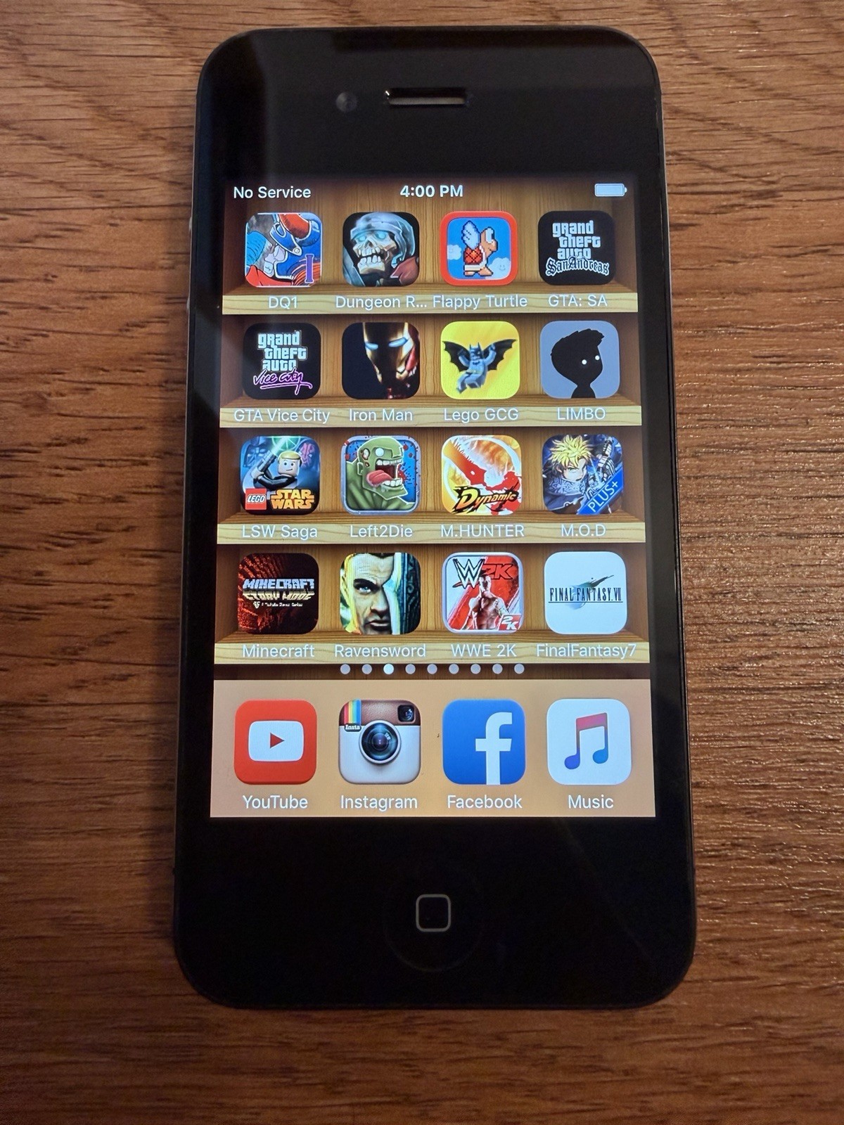 128 Games Iphone 4s 32gb Infinity Blade Final Fantasy Vii Bully Rare Retro Ios