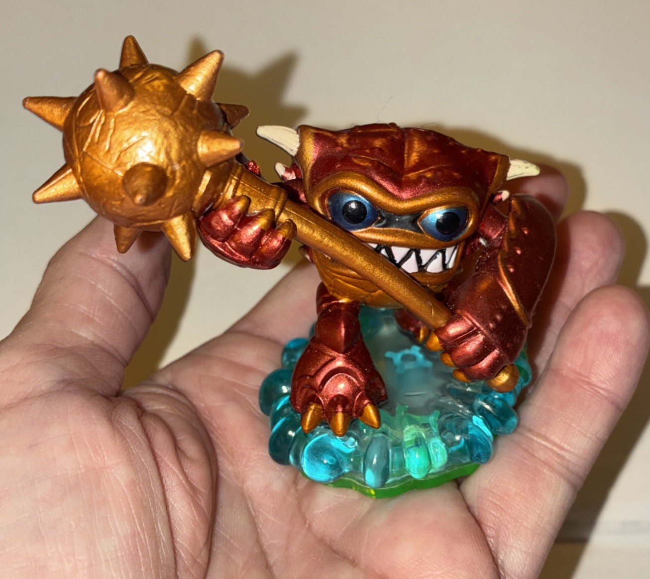🌻 Wham Shell Skylanders Spyros Adventure Imaginators Green Bottom Untested