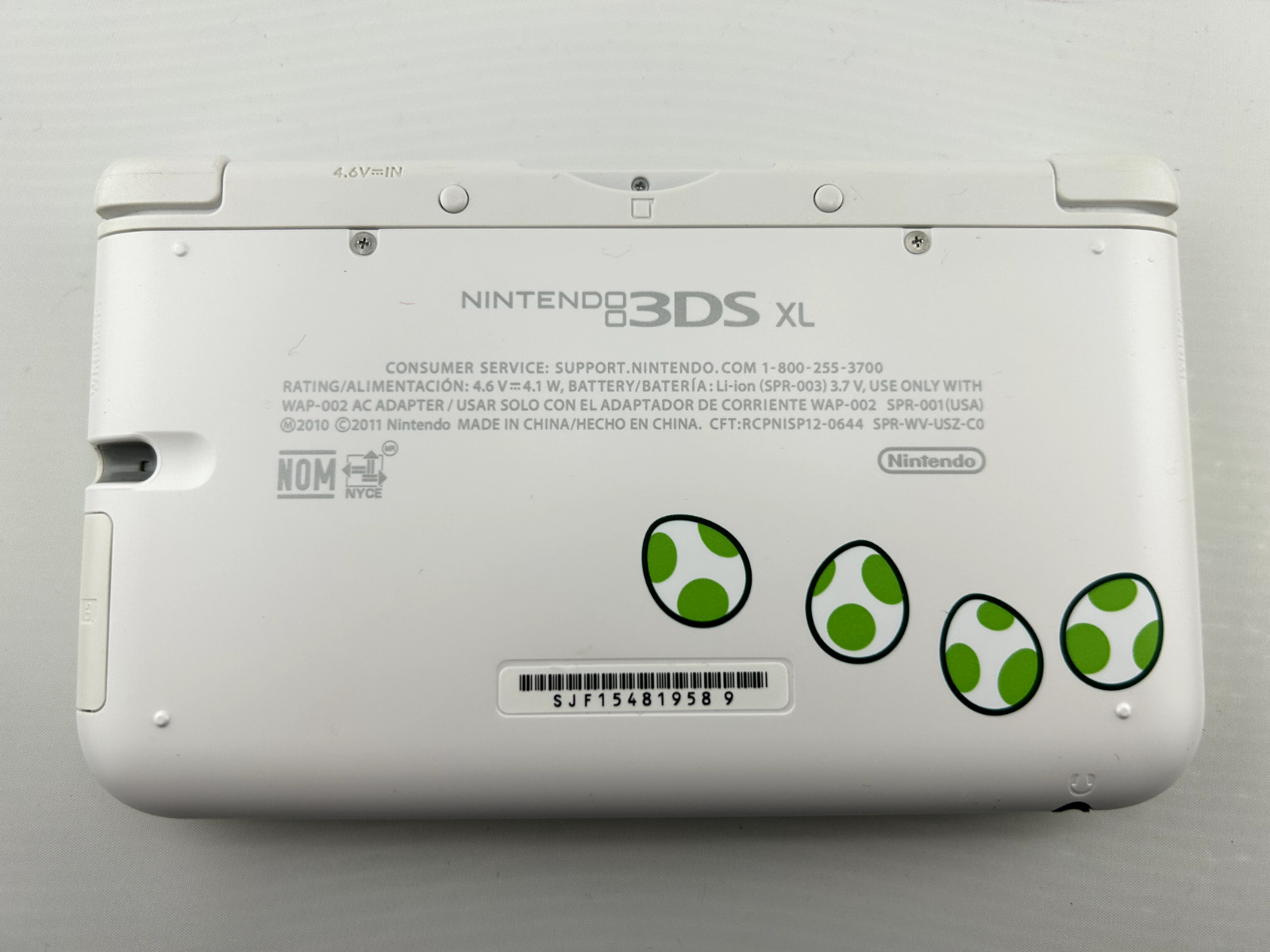 [S-rank] Nintendo 3DS LL Yoshi Edition with Charger/Stylus Region is Japan