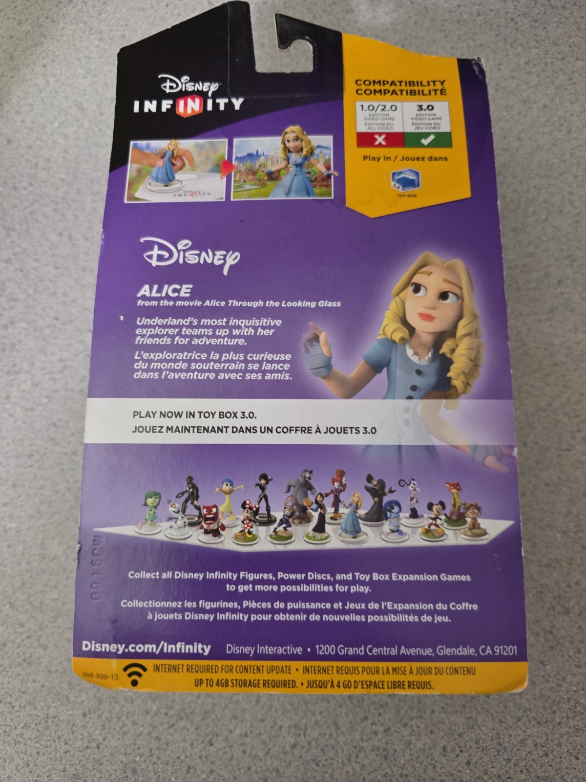 Disney Infinity 3.0 Edition Alice In Wonderland Alice Action Figure NEW