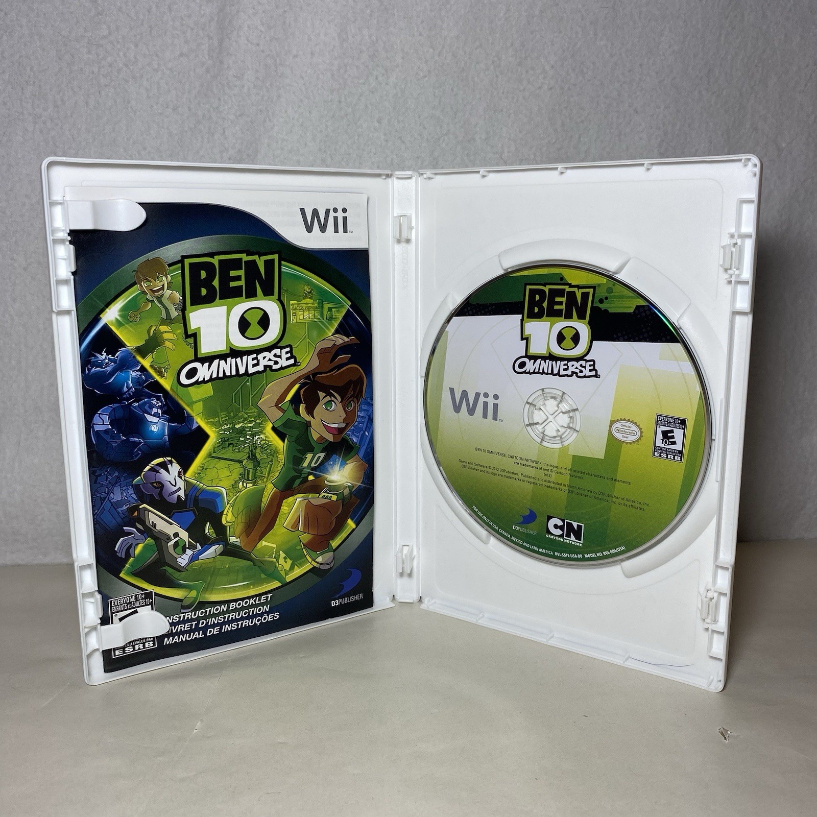 Ben 10: Omniverse Game (Nintendo Wii, 2012) Complete In Box CIB TESTED WORKS