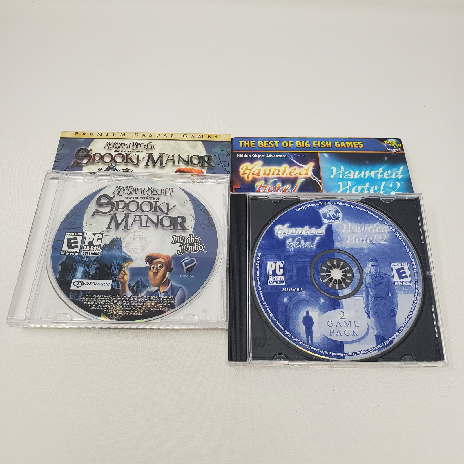 PC CD-Rom Games Bulk Lot Of 6 Ravenhearst Haunted Hotel Mystery P.I. Cases