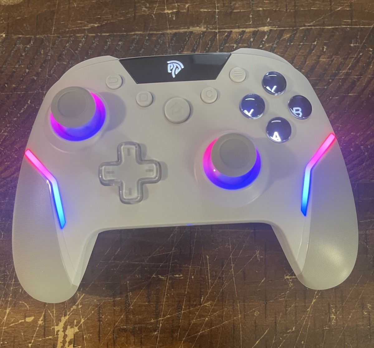 EasySMX X20 Wireless Gaming Controller w/ RGB Backlit, PC/Switch/Android/Steam