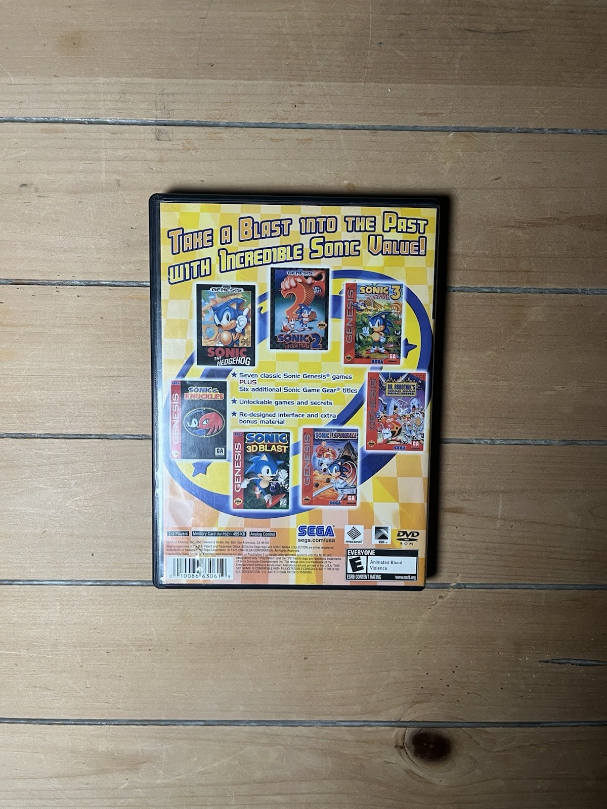 Sonic Mega Collection Plus PlayStation 2 PS2 CIB Complete Black Label Tested