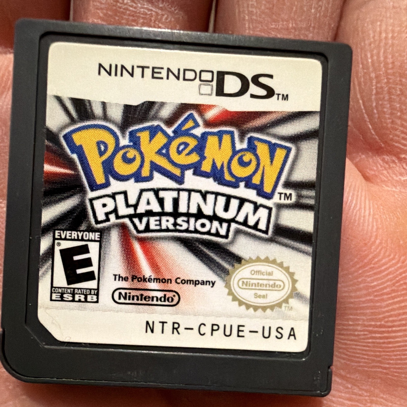 Pokémon Platinum Version Nintendo DS Game Cartridge Authentic with living dex