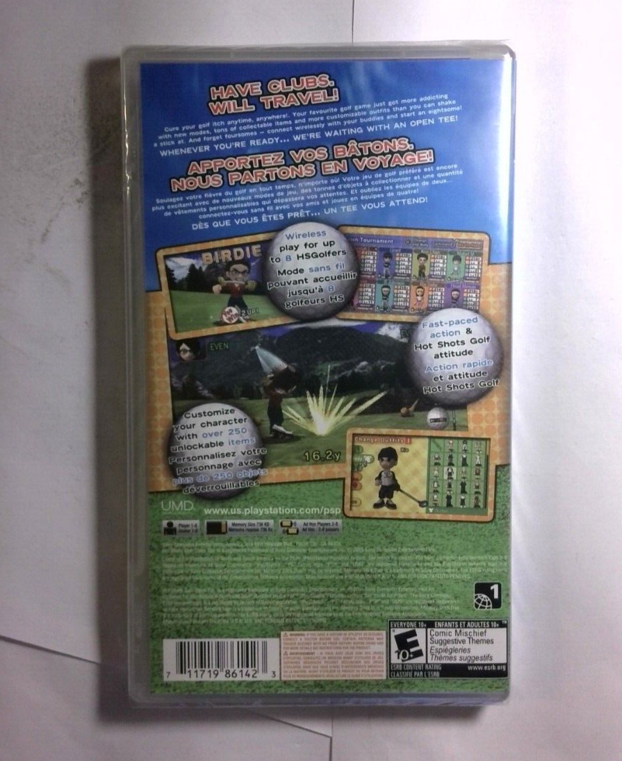 Hot Shots Golf: Open Tee (Sony PSP, 2005) Brand New, Sealed Game
