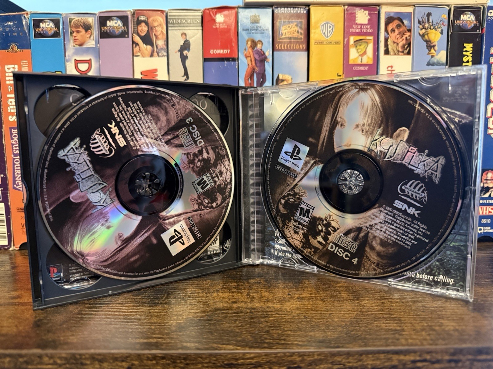 Koudelka PlayStation PS1 Video Game Complete 4-Disc Set with Manual and Reg Card