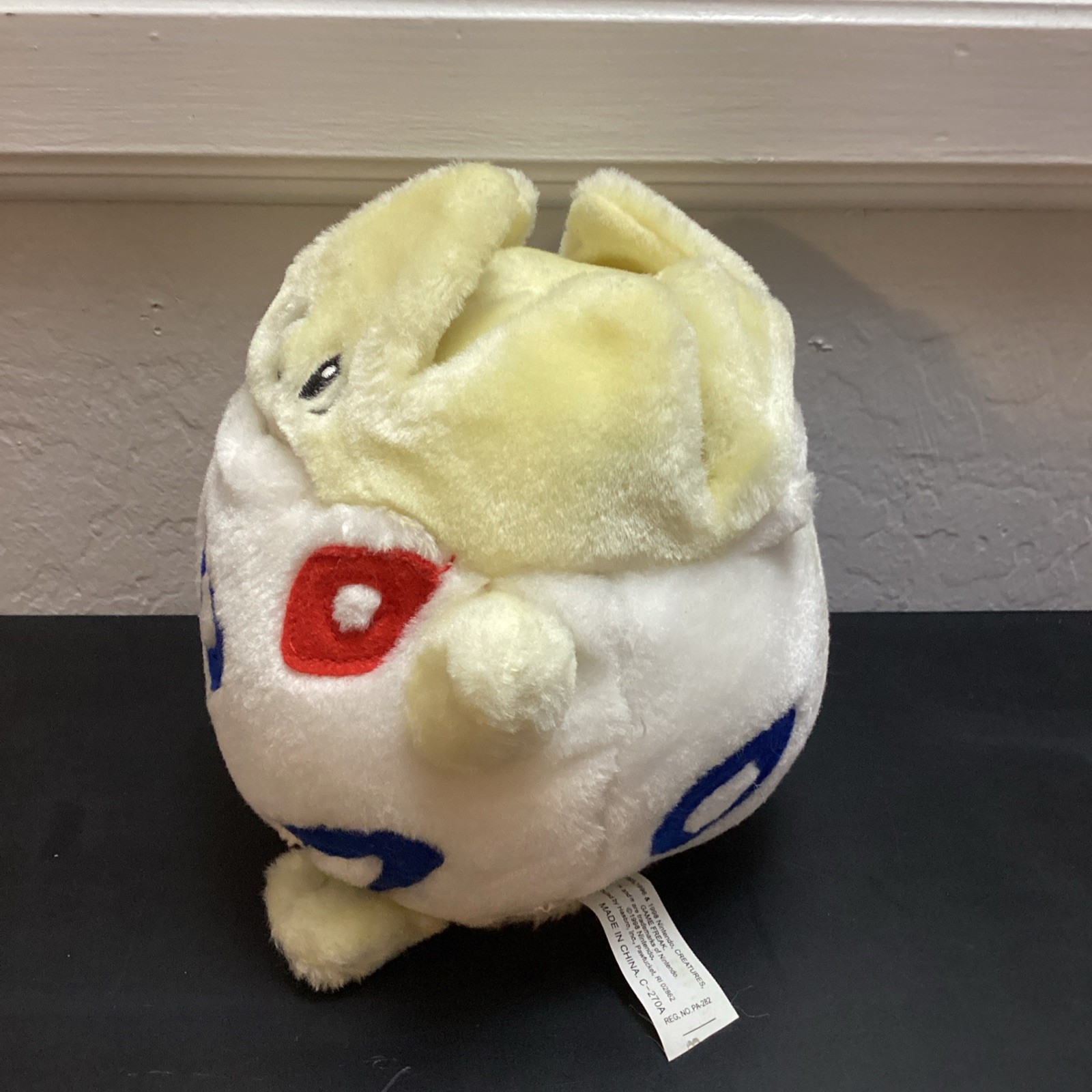 Hasbro 1998 Pokémon Electronic Togepi Talking Plush Doll TESTED – Moves & Talks