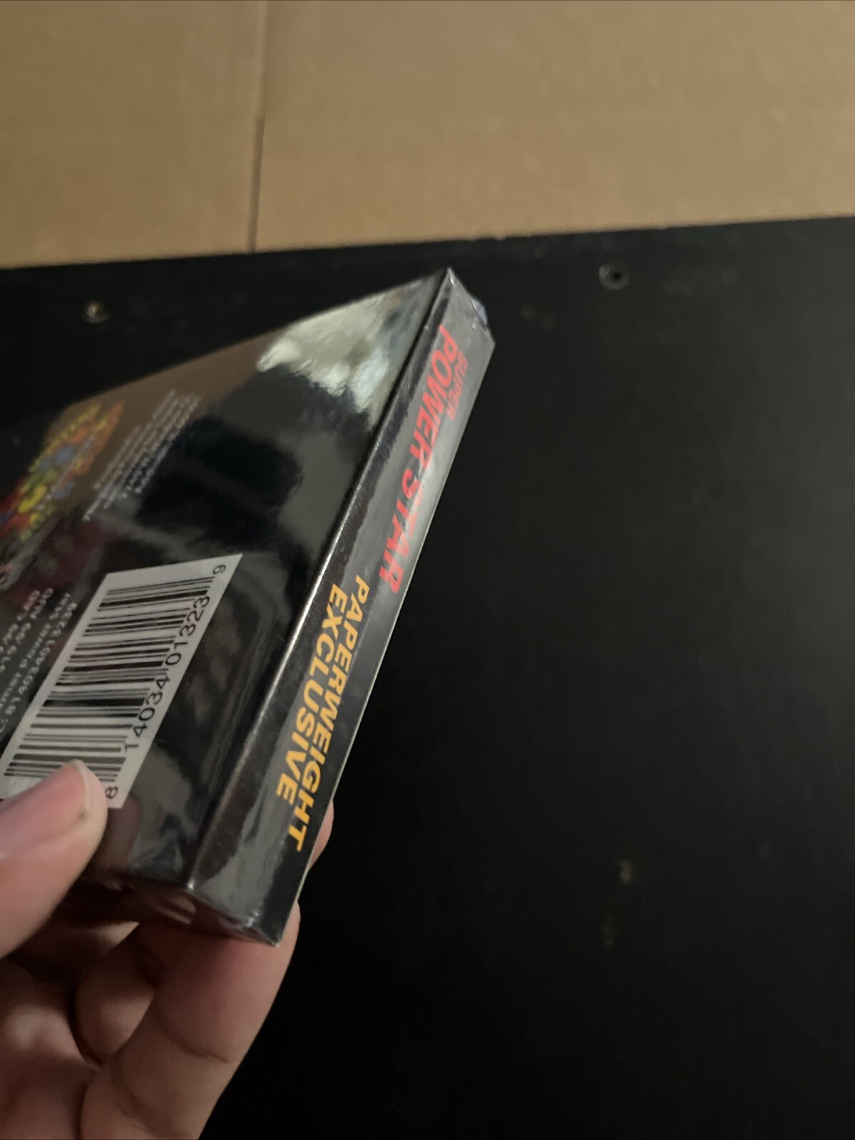 Super Mario Power Up Star Toynk Exclusive Paper Weight Nintendo Sealed Box