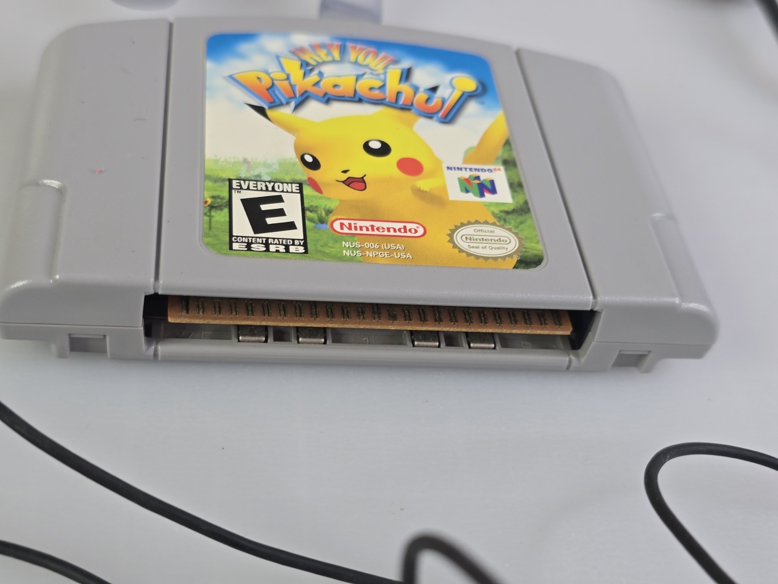 OEM Hey You Pikachu Nintendo 64 N64 Game Cartridge VRU Microphone Bundle LOOK !!