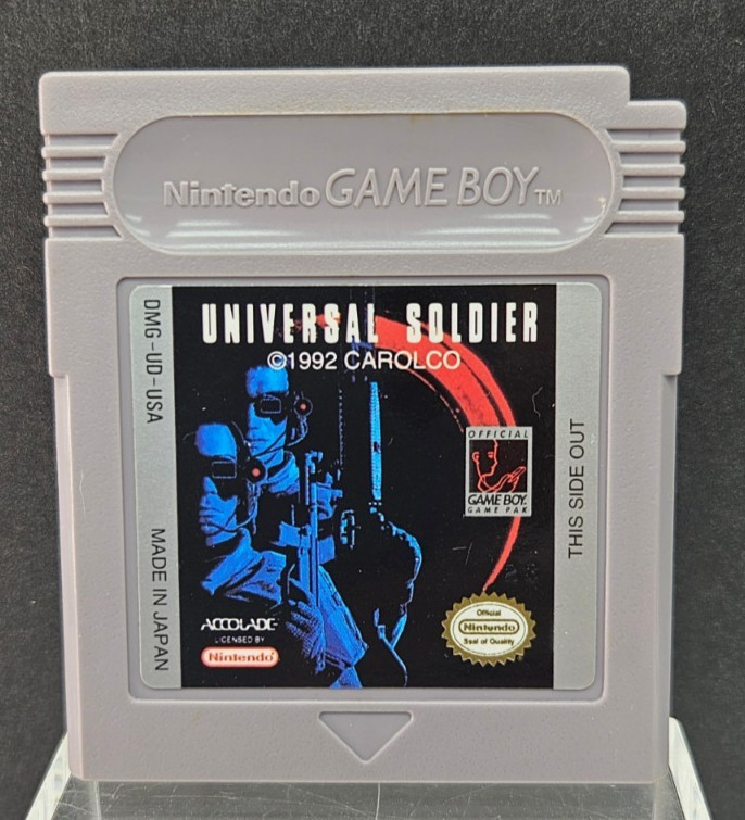 Universal Soldier Game Boy Nintendo 1992 Cart Only Tested Near Mint
