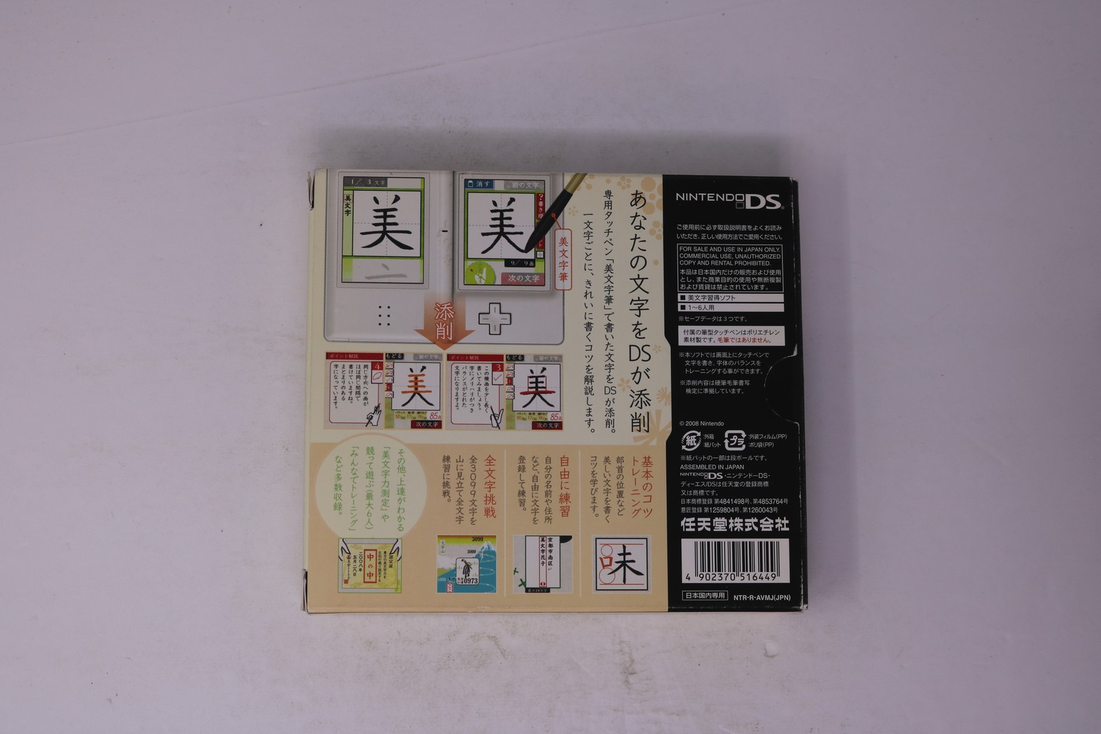 DS Bimoji Training Nintendo DS JPN (NTR-AVMJ-JPN)