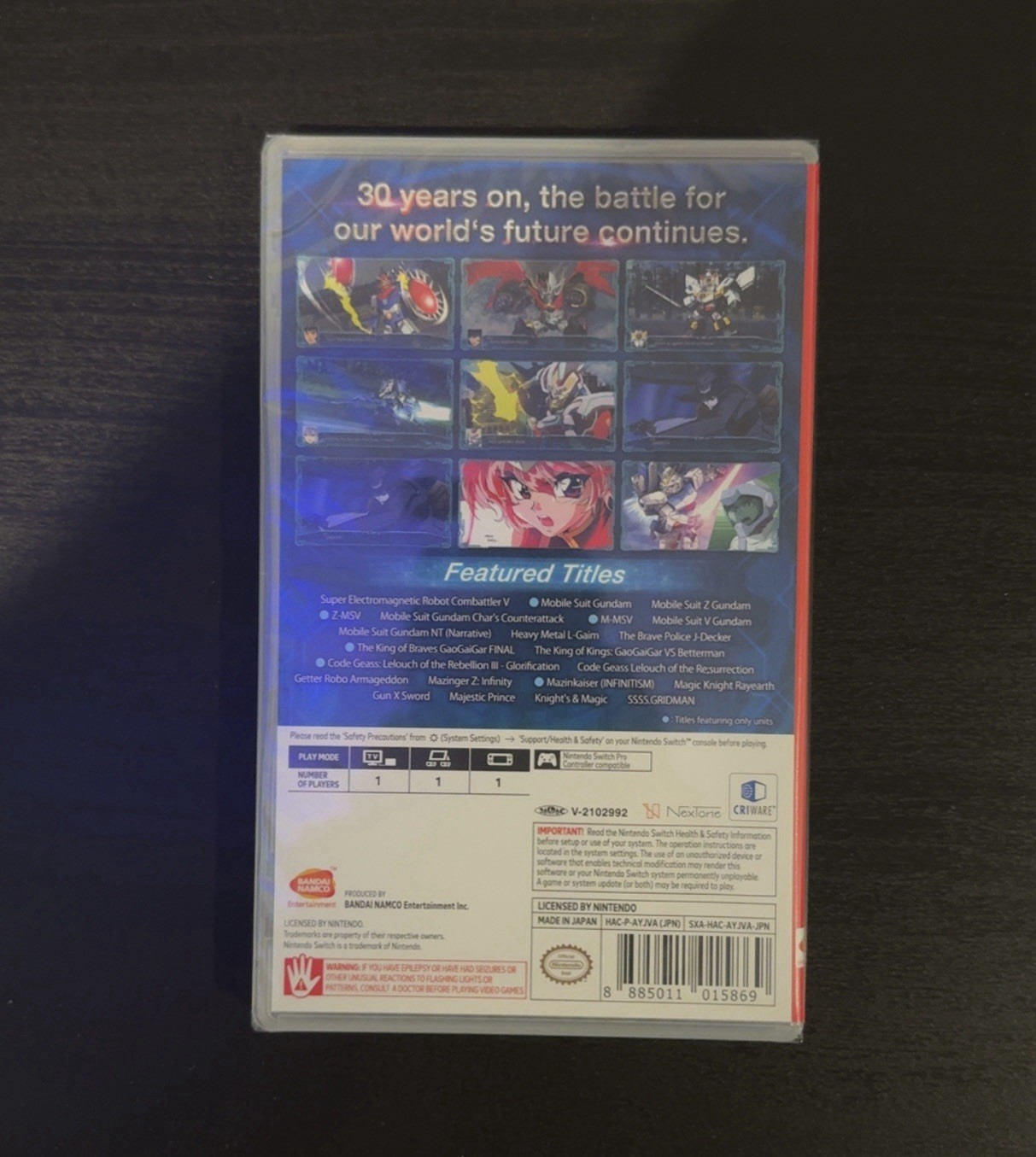 Super Robot Wars 30 (Nintendo Switch) Brand New