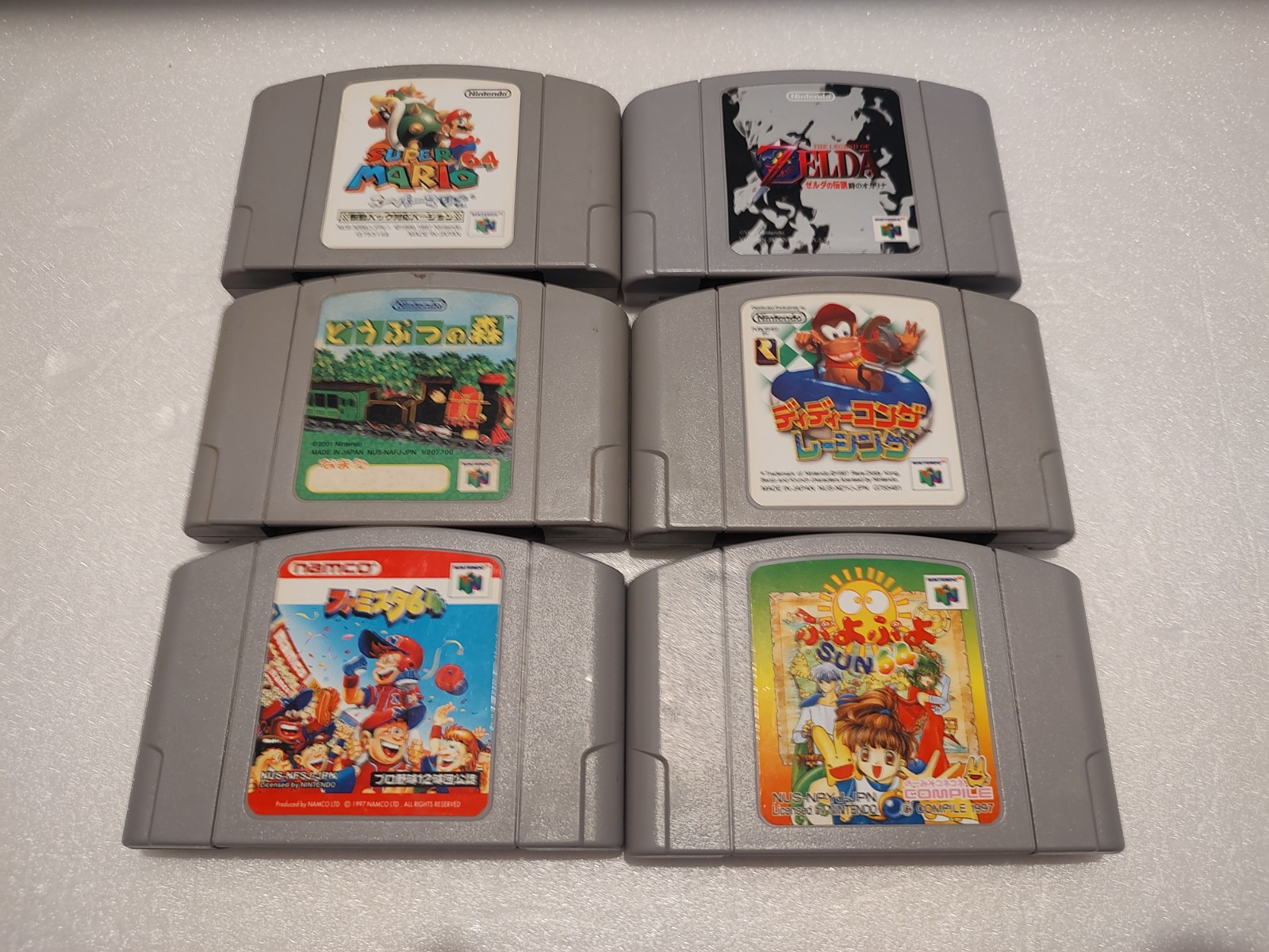 Nintendo 64 N64 Original System Console +4 Controllers +6 Games +1 Memory Card
