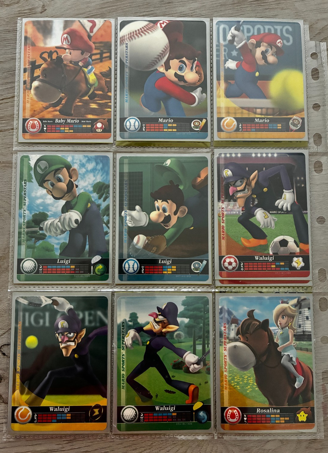 30 Mario Sports Superstars Amiibo Cards USA Version