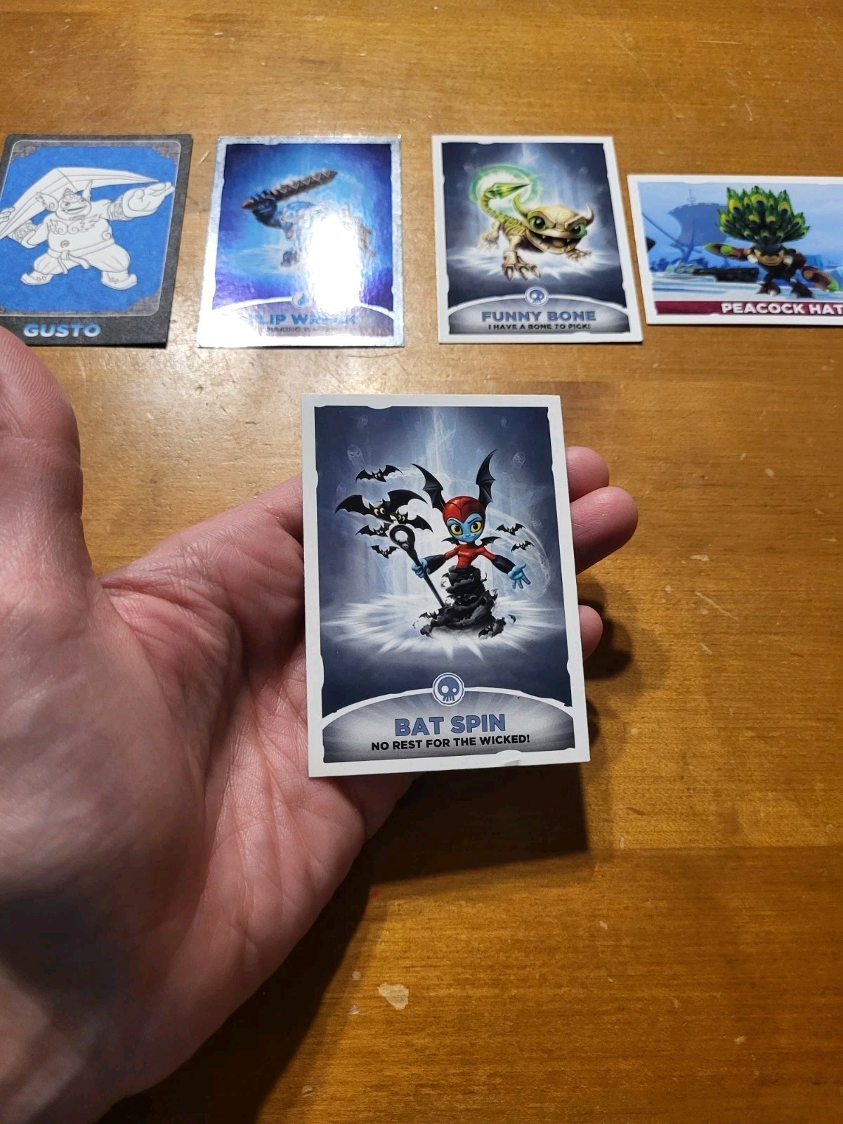 TOPPS Skylanders Trap Team BAT SPIN #15 Character Trading Card 2014