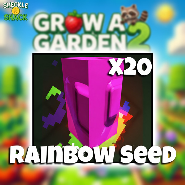 🌈x20 RAINBOW SEED 🌱 Grow🪴A Garden 2 🌳 (Super Fast Delivery🚀!)
