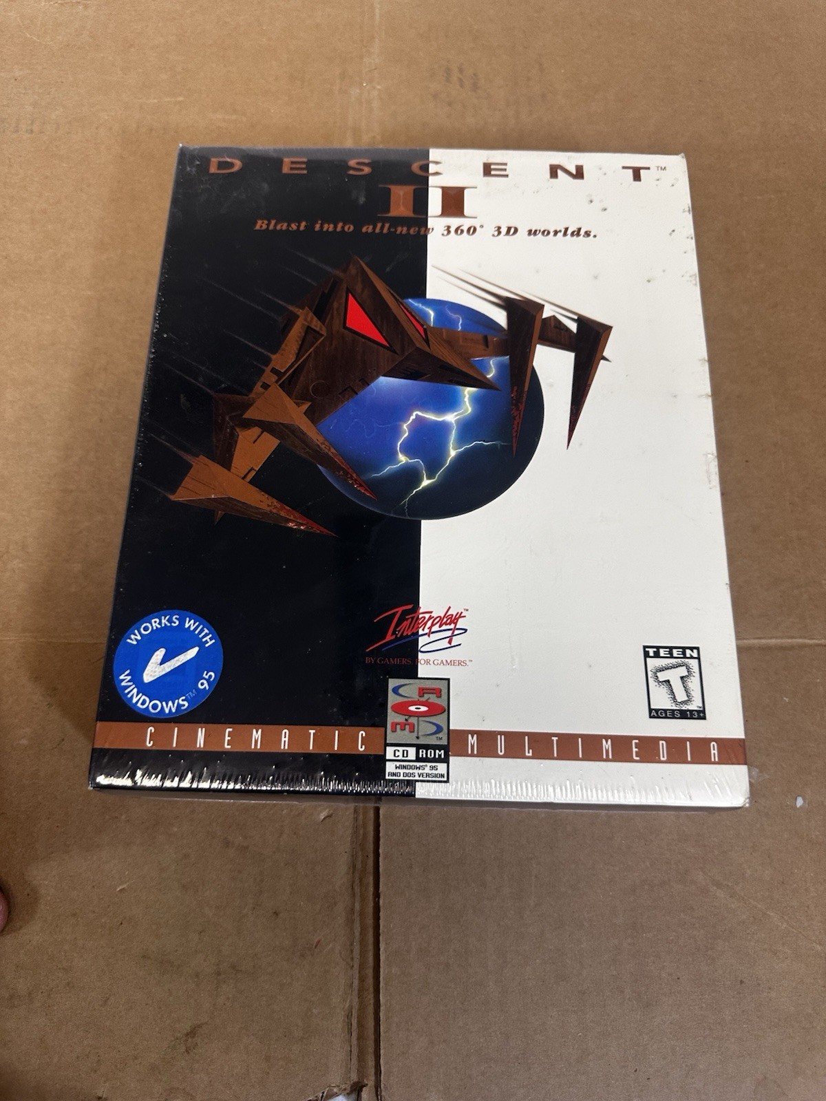 Descent II, 1996, Big Box, New & Sealed