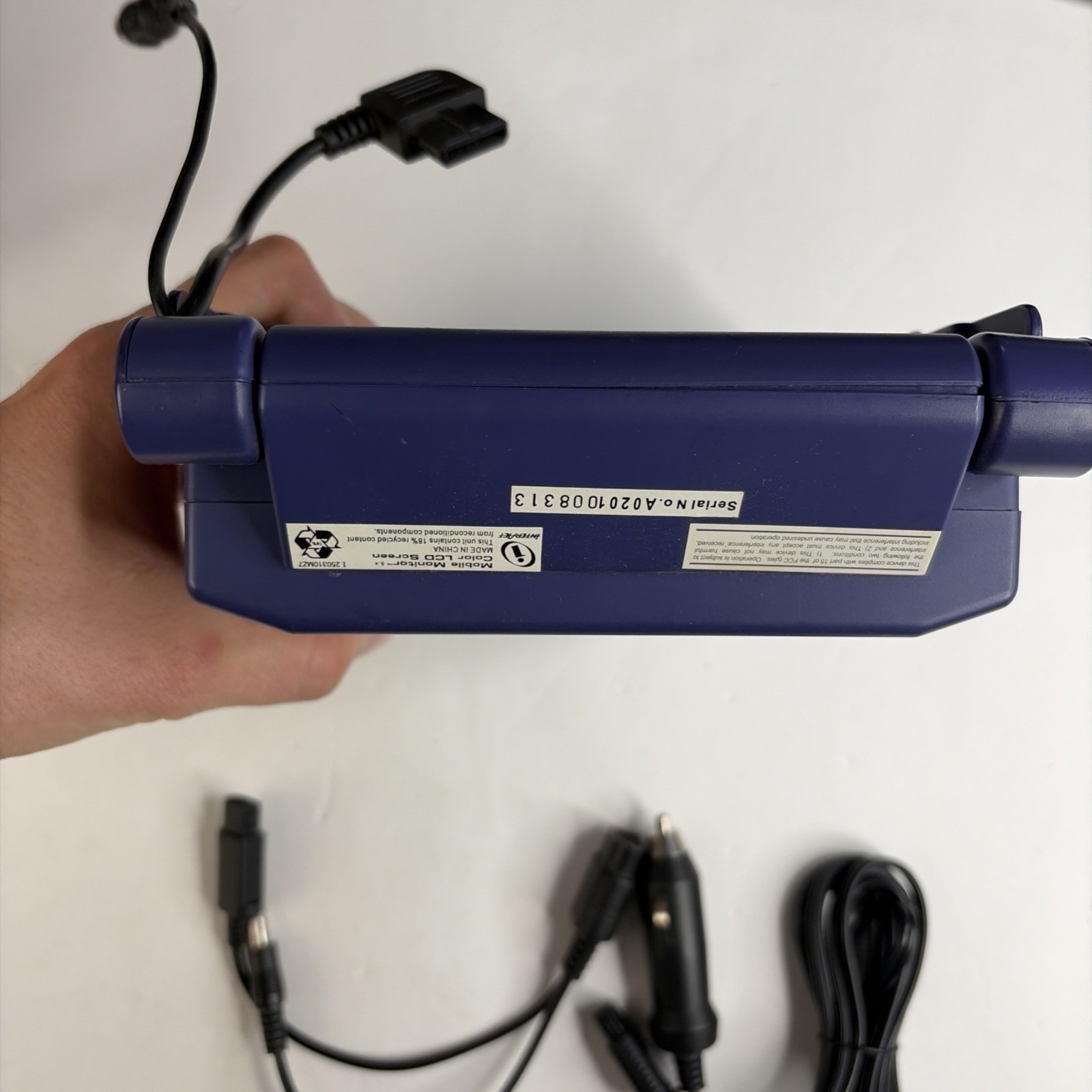 Intec Indigo Portable 5” LCD Screen W Dongle! Attachment Nintendo GameCube