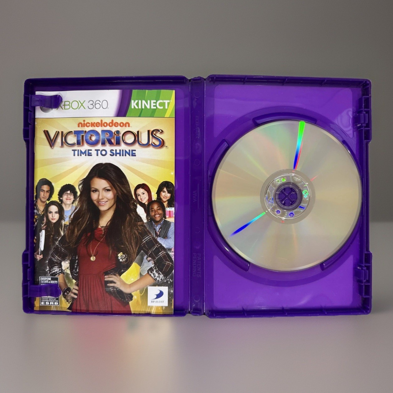Victorious Time to Shine Xbox 360 Kinect D3 Publisher Complete Tested Working