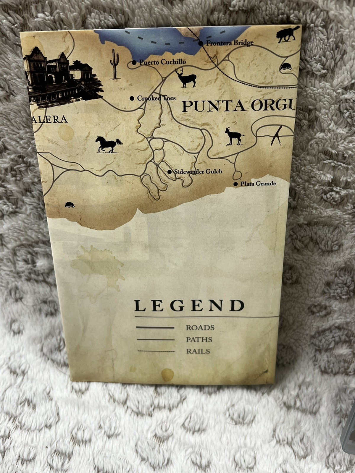 Red Dead Redemption (Xbox 360, 2010) Map and manual Included