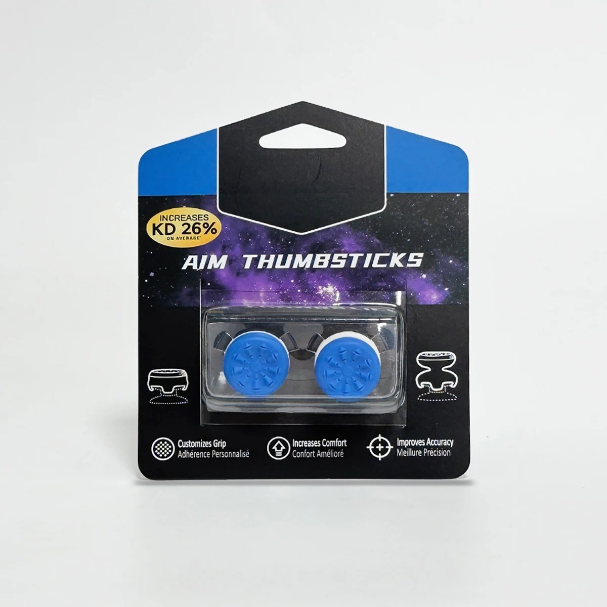 2PCS Silicone Thumb Grips for PS5 PS4 Controller Analog Joystick Caps Covers