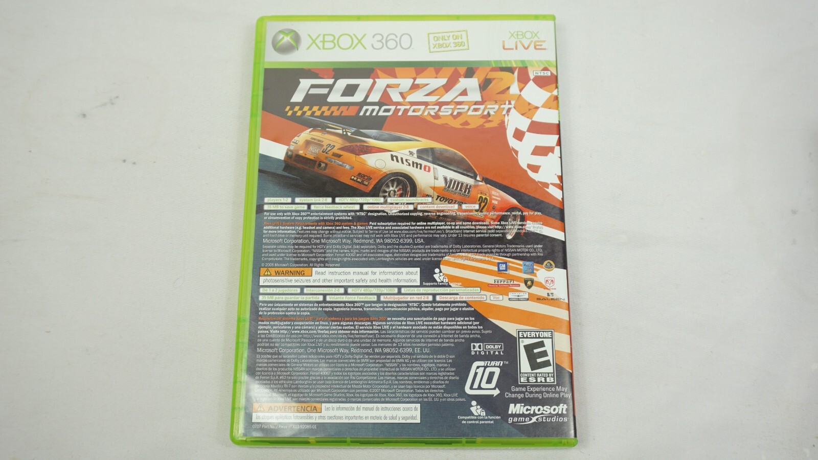 Marvel Ultimate Alliance Xbox 360 CIB & Forza Motorsport 2 Complete w/ Manual F