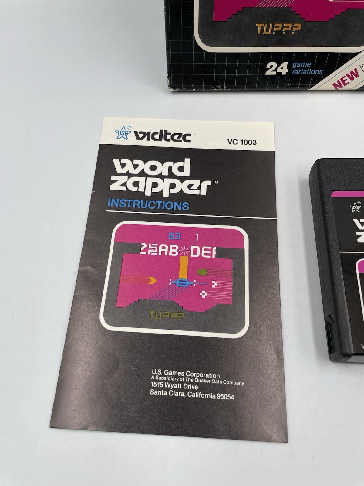 Atari 2600 Word Zapper Complete in Box With Manual, Tested