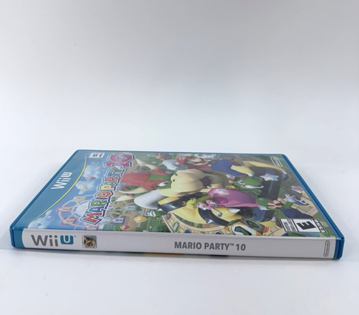 Mario Party 10 (Nintendo Wii U, 2015) Game Case Manual – Tested and Working