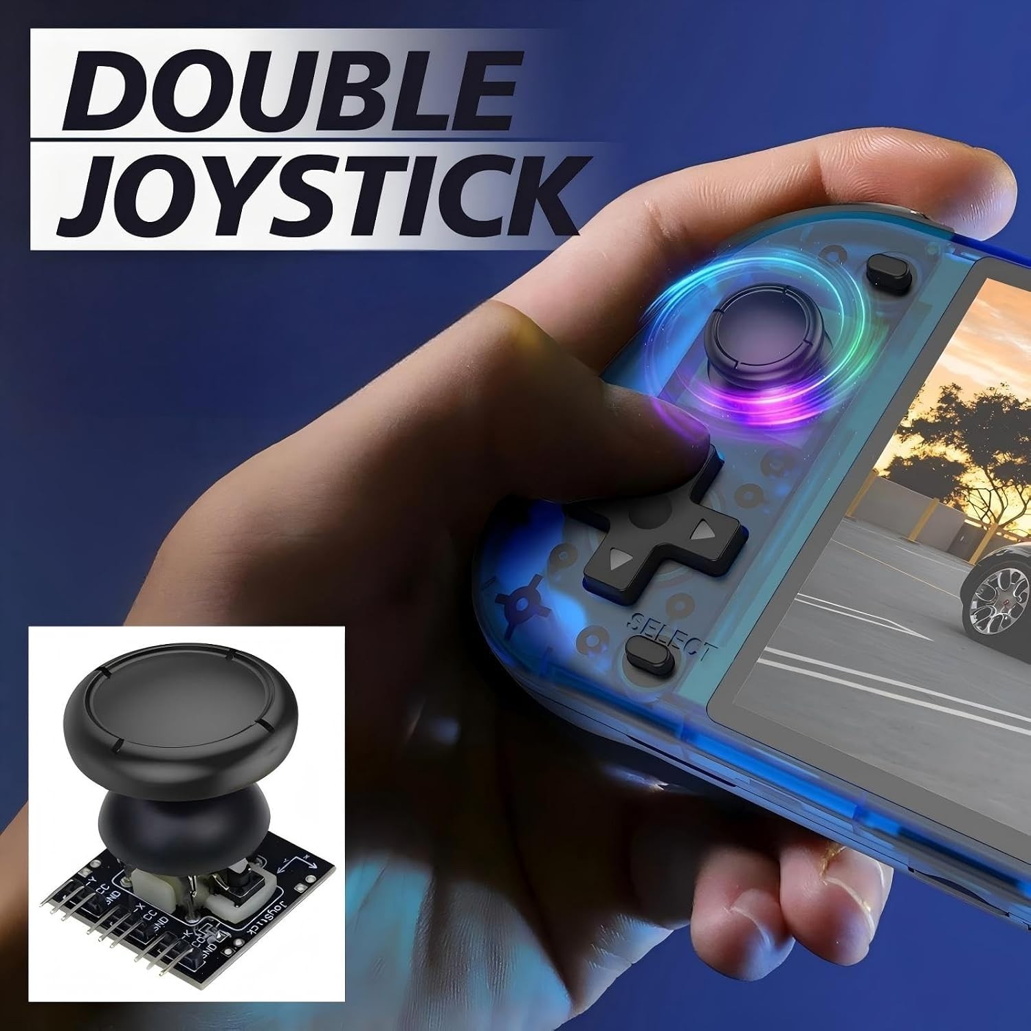 Enjoy 15,000+ Games with R50s Retro Handheld Console: 5.1” IPS, Stylish Design