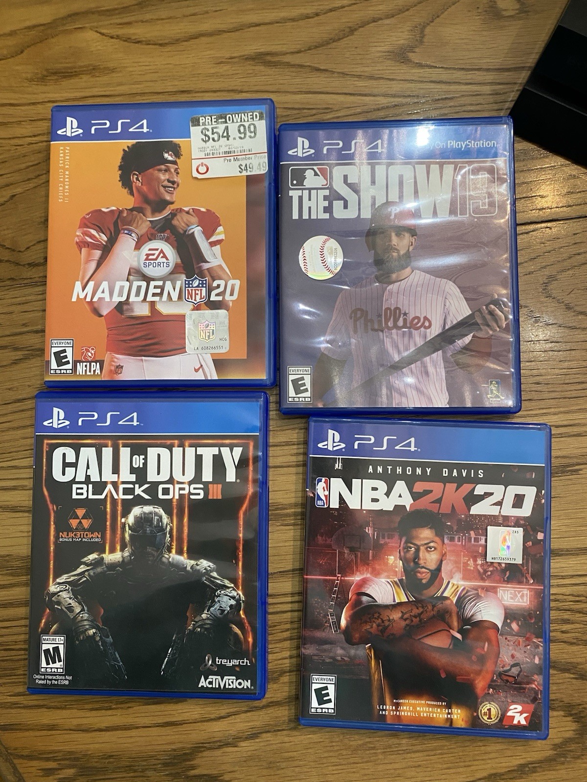 Sony PlayStation 4 PS4 500GB CUH-1115A Controller Bundle 4 Games “Fat” Original