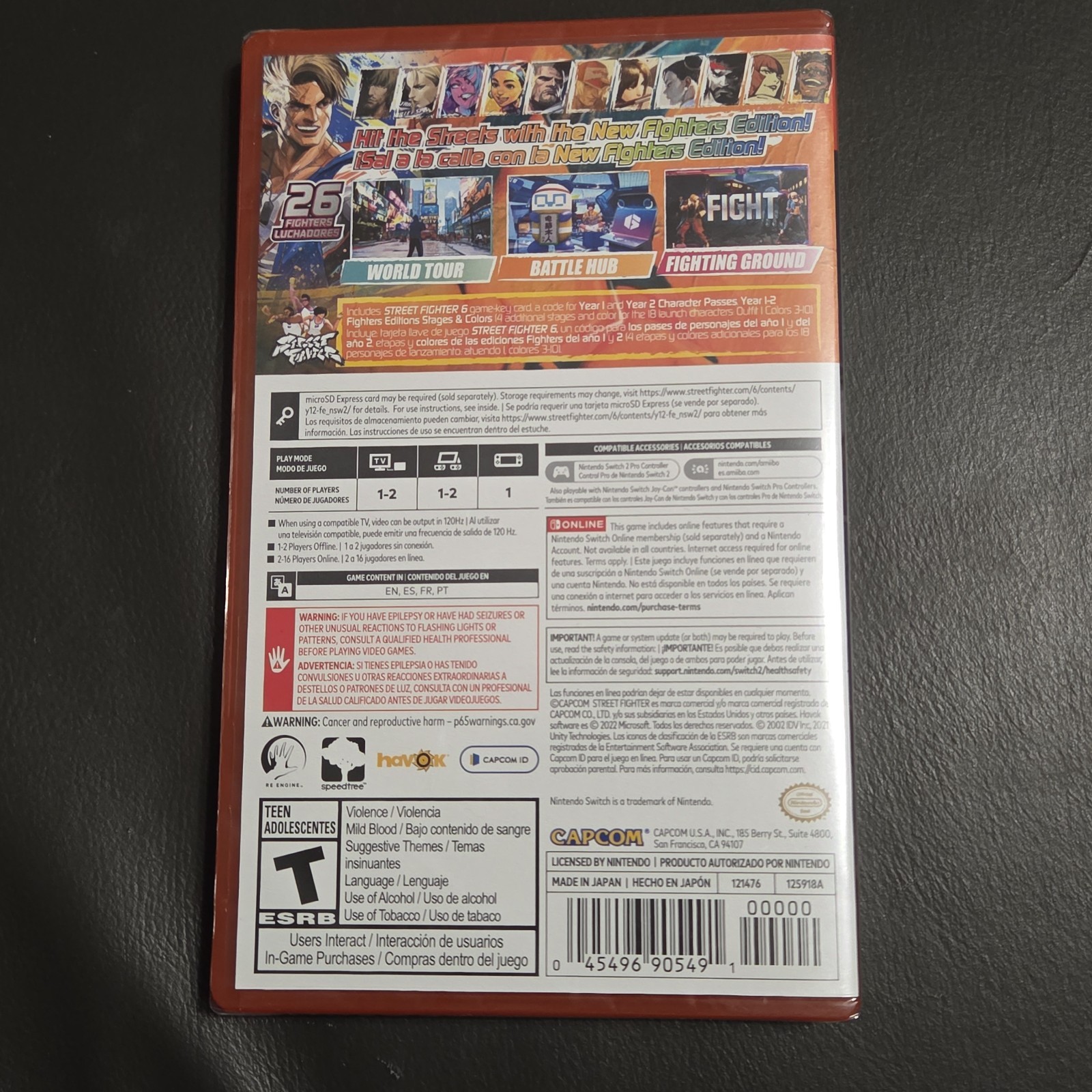 Street Fighter 6 Year 1-2 Fighters Edition for Nintendo Switch 2