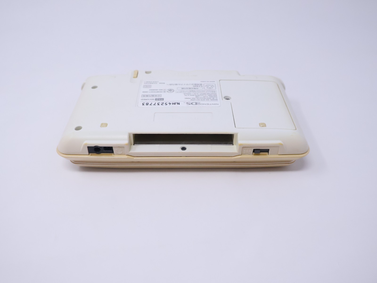 Nintendo DS Handheld System Console Tested Working Pure White w/ Stylus