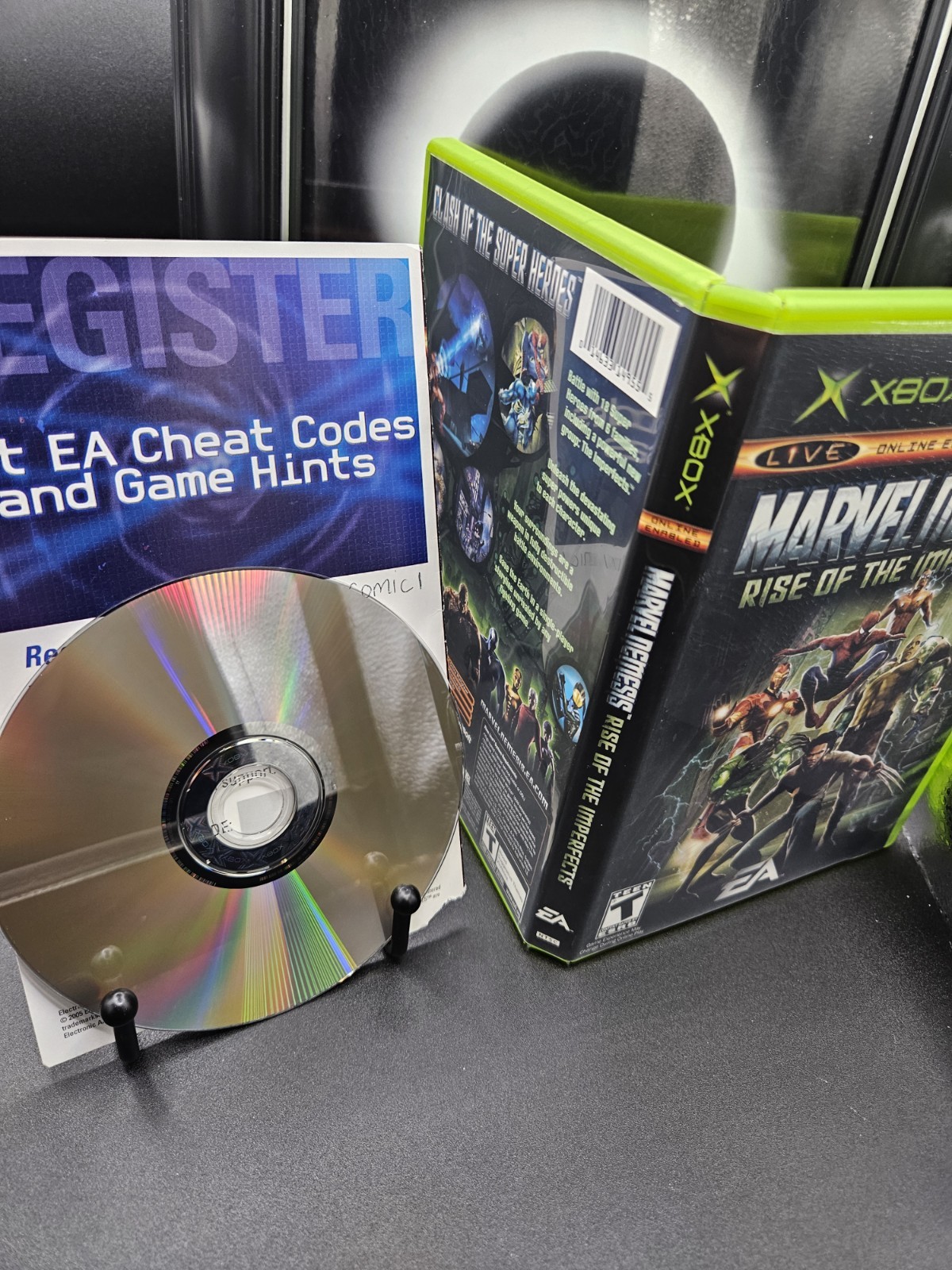 Marvel Nemesis: Rise of the Imperfects / Microsoft Xbox / CIB / Clean / Read