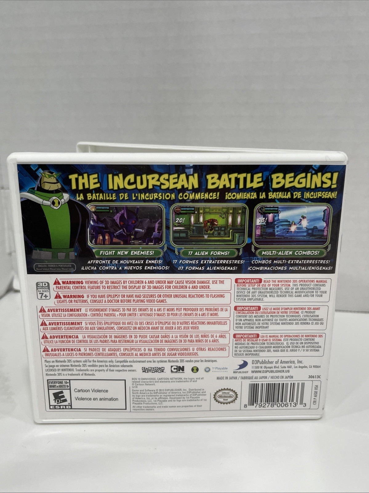 Ben 10 Omniverse 2 Nintendo 3DS 2013 Video Game Complete VGC