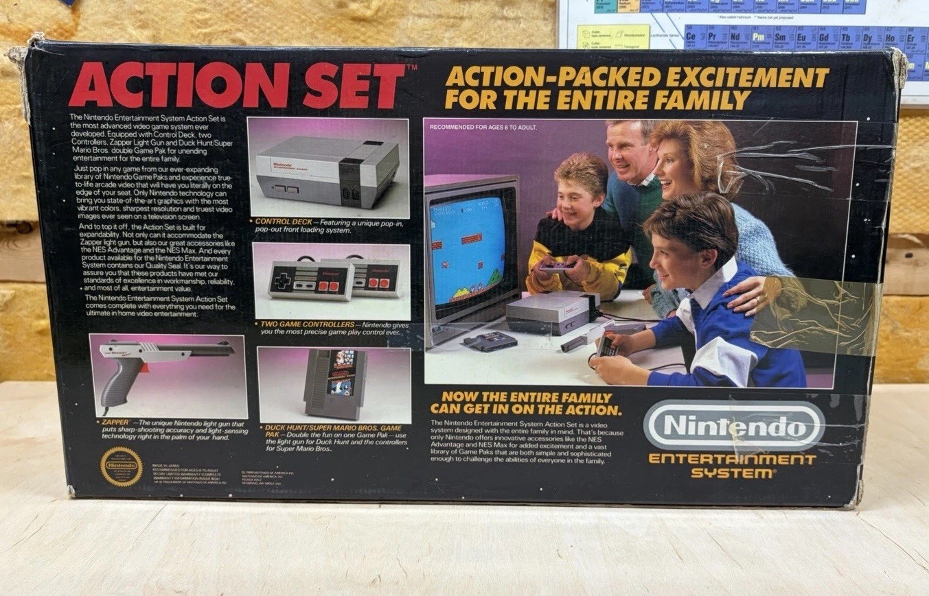 Nintendo NES Action Set Home Console – White/Gray