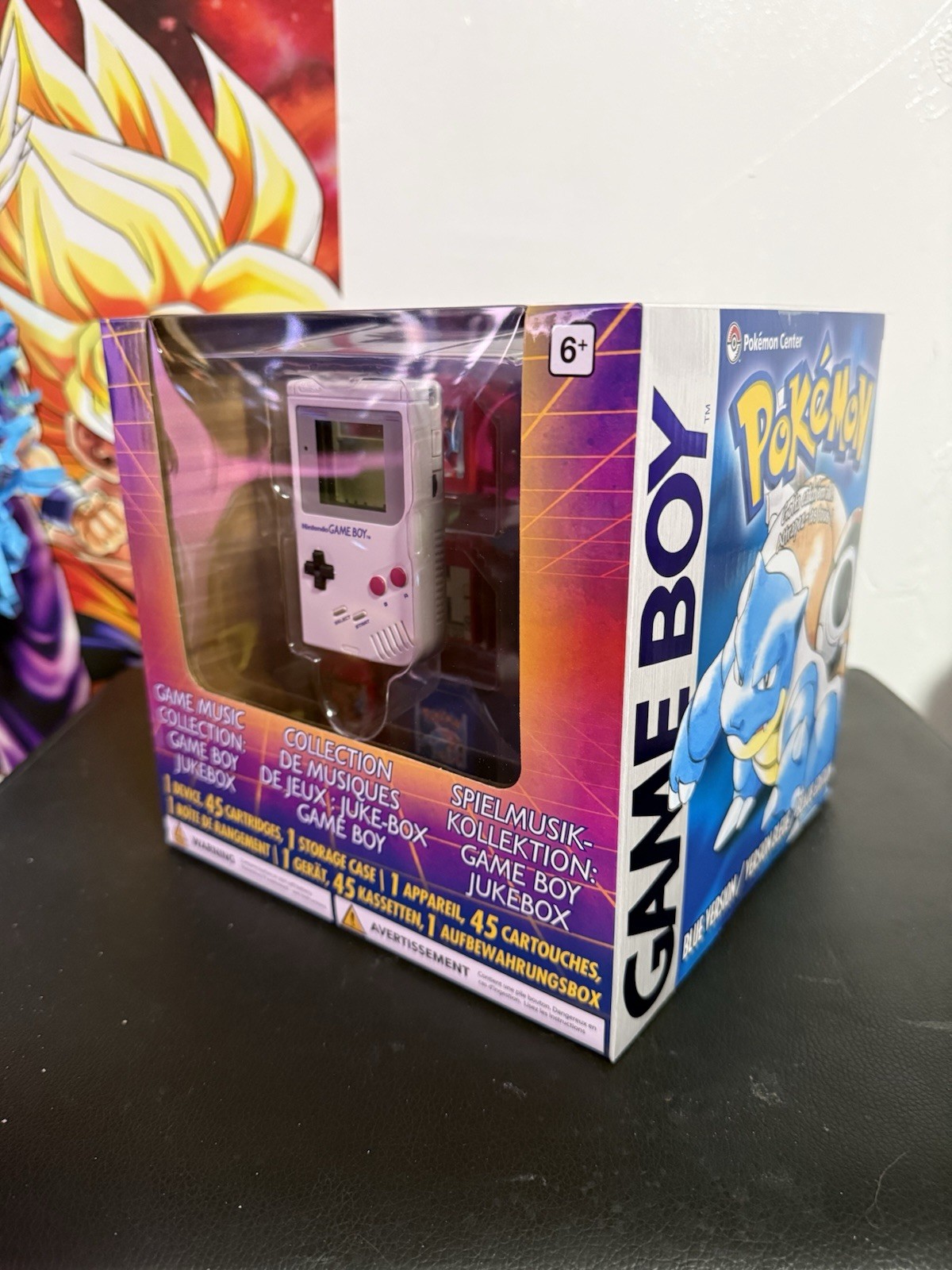 Pokemon Center Red & Pokémon Blue Game Music Collection Game Boy Jukebox In Hand