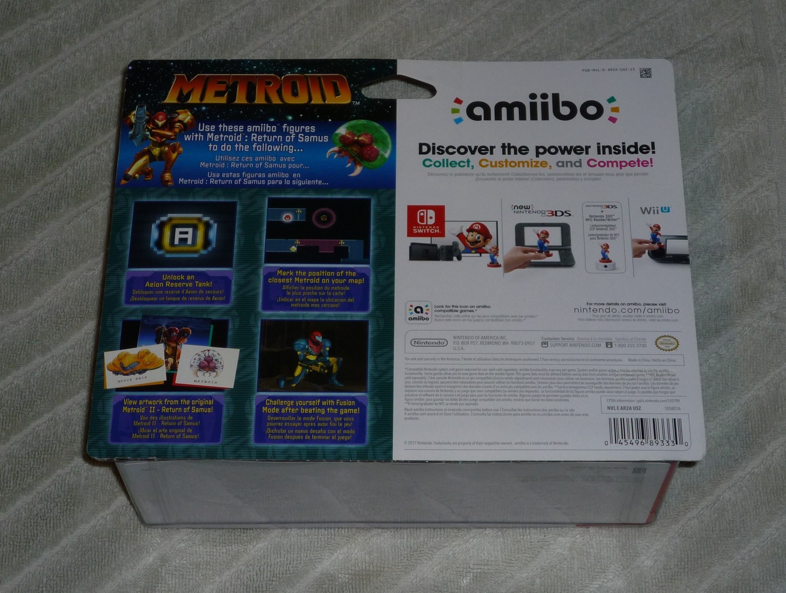 Metroid Samus Returns :: Amiibo Double Pack :: 2017 :: Factory Sealed