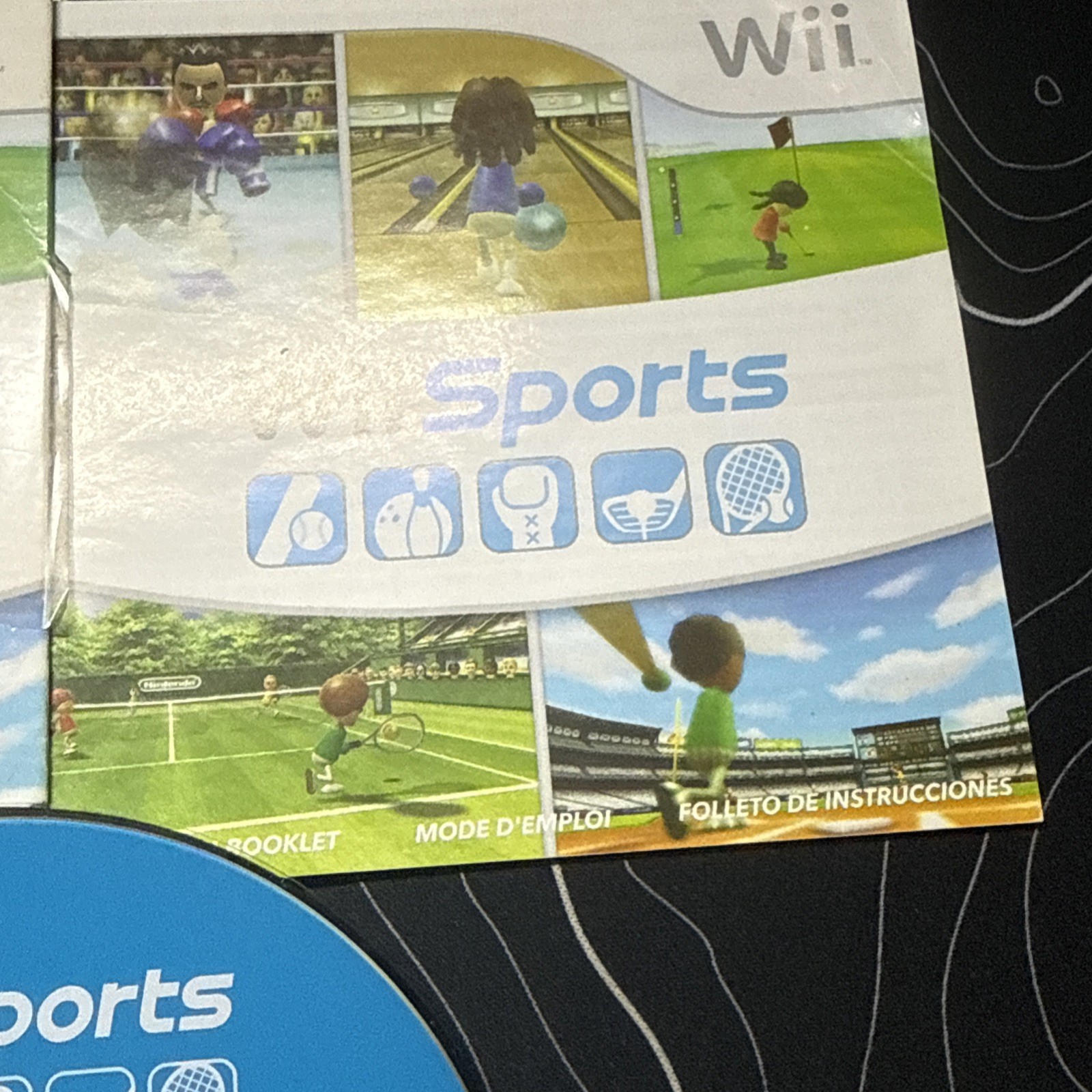 Wii Sports CIB Cardboard Sleeve Nintendo Wii Tested
