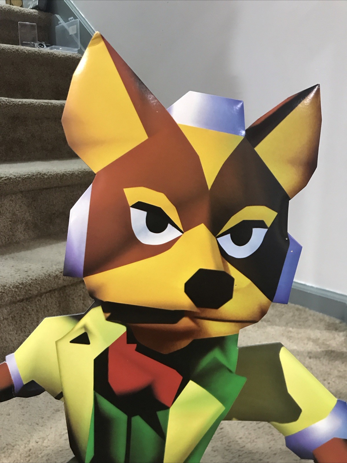 Nintendo 64 Star fox Starfox N64 Cut Out Standee Store Display Launch Promo
