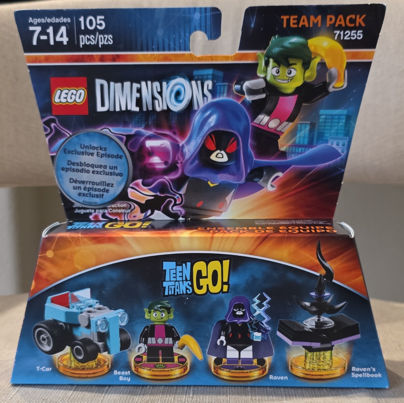LEGO Dimensions Teen Titans Go! Team Pack 71255 Beast Boy Raven 3-in-1