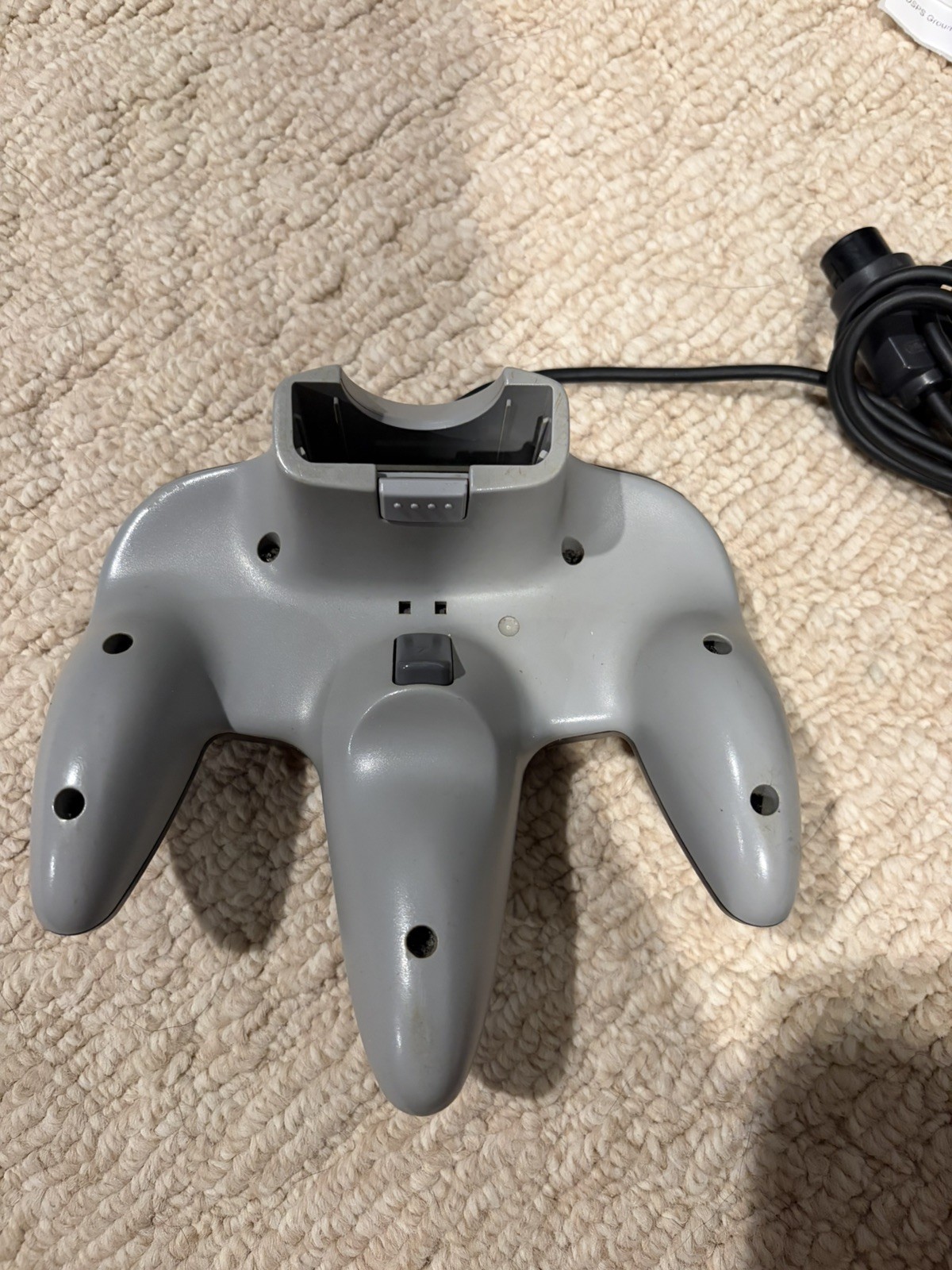 Authentic Mario Kart Black And Gray N64 Controller Untested and Jikkyo baseball