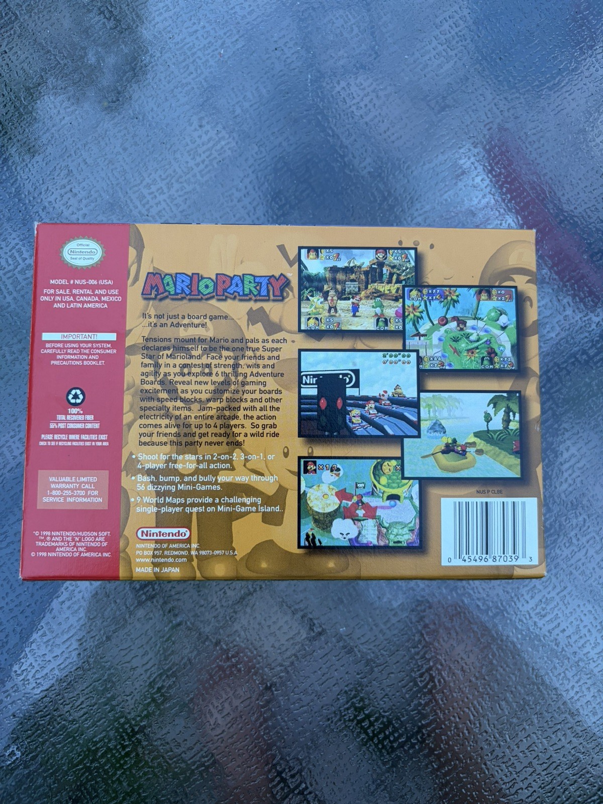 Mario Party N64 Complete In Box CIB Great Shape Nintendo 64