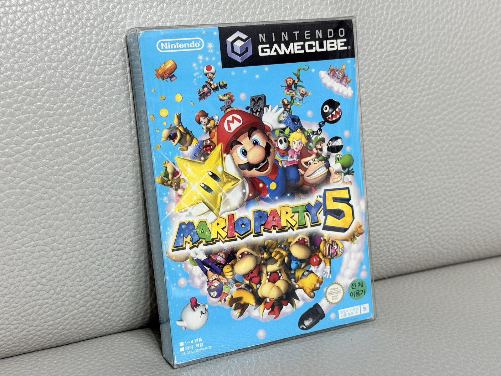 SUPER RARE Korean Mario Party 5 Nintendo GameCube GC Korean Version Complete!