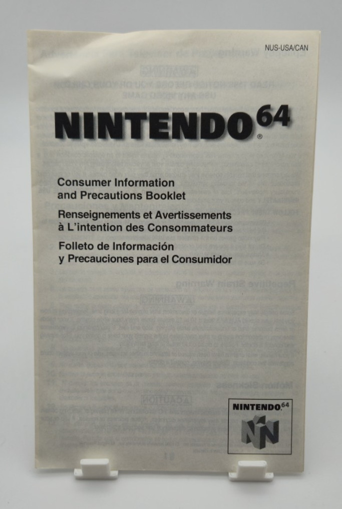 Star Fox 64 N64 Nintendo 1997 Complete in Box CIB w/ Rumble Pak Original Owner