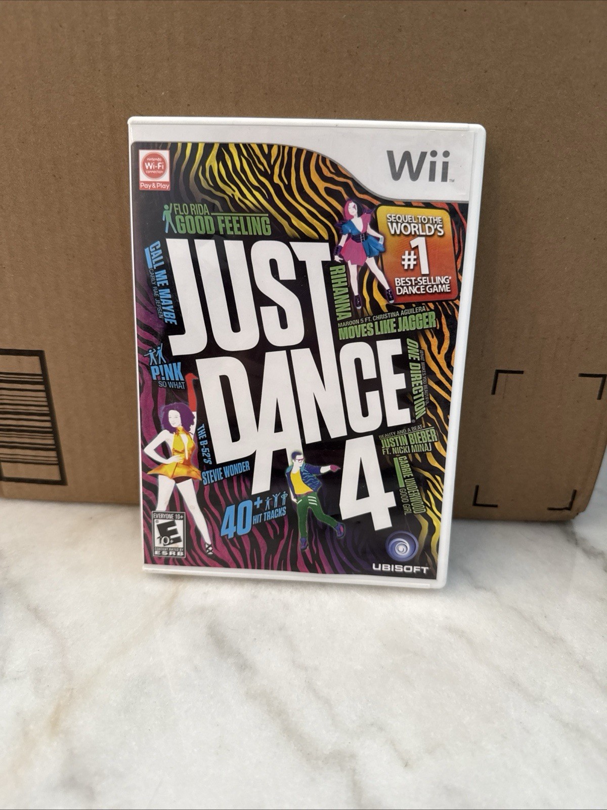 Just Dance 4 Nintendo Wii Complete in Box EUC TESTED Instruction Booklet CIB